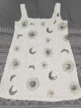 Show Me Your Mumu Lets Go Mini Dress In Celestial Print Size XXL